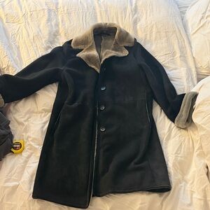 American Vintage Black and Tan Coat